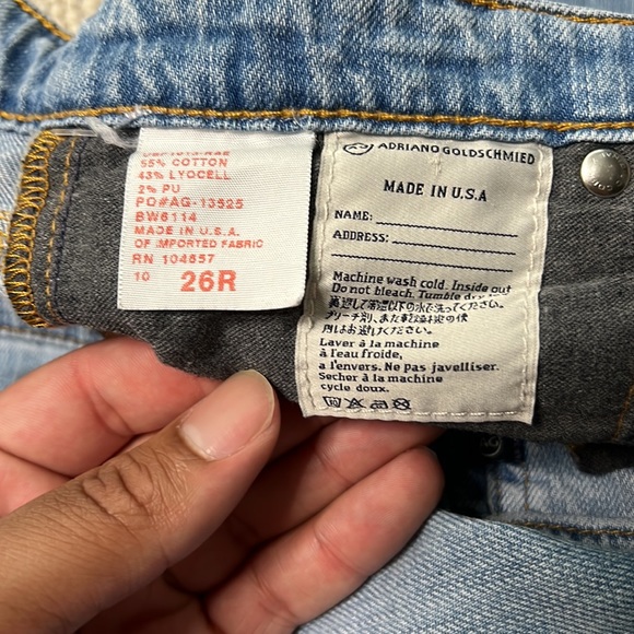 Women’s AG THE ANGEL boot cut Jeans Size 26 - Picture 4 of 4